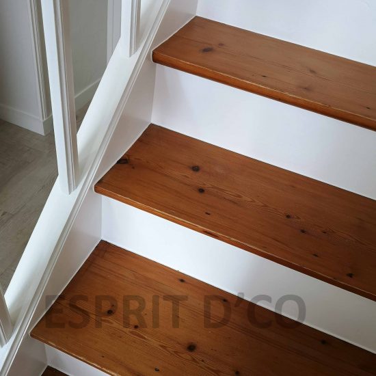 Rénovation escalier peinture artisanat vendée